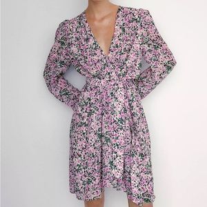 MASSIMO DUTTI floral print dress